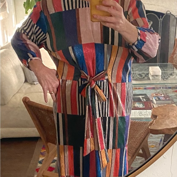 **New** Vilagallo Made in Italy multi colored dress - Picture 8 of 8